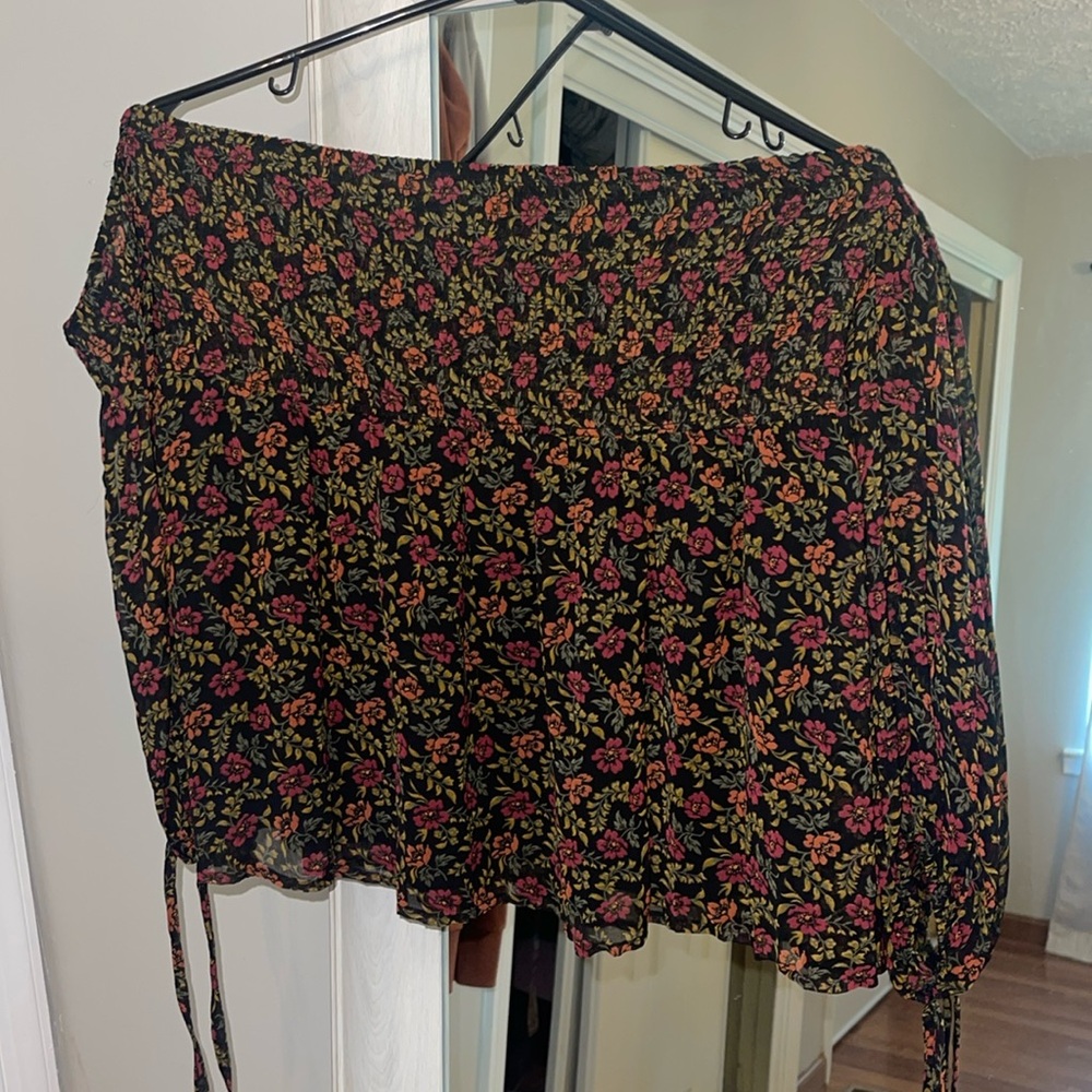 Off the shoulder flowy top